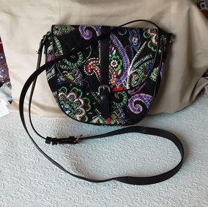LIKE NEW Vera Bradley Saddle Bag